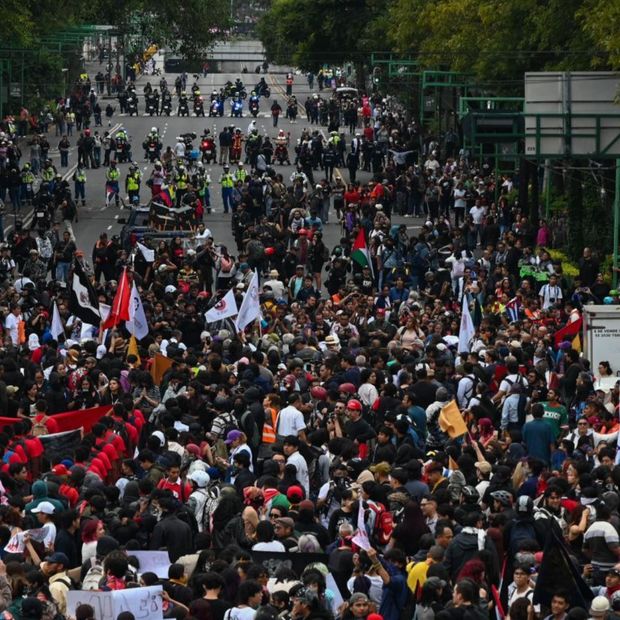 Marcha en la Ciudad de México.
